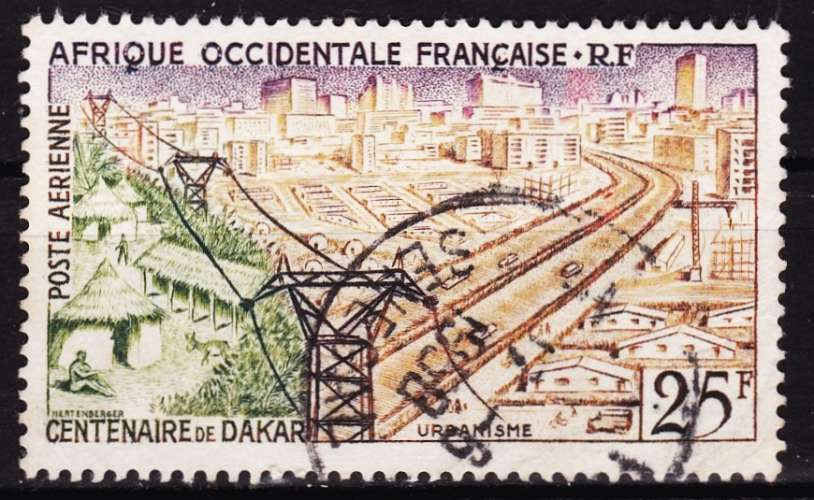 Afrique occidentale française - Poste aérienne - Y&T N°24