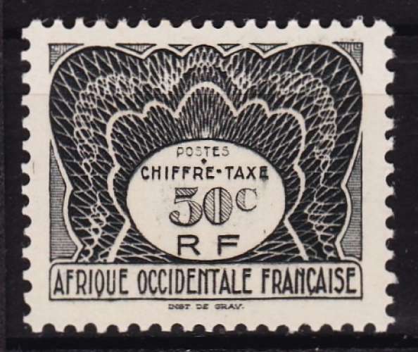 Afrique occidentale française - Timbres-taxe - Y&T N°3**