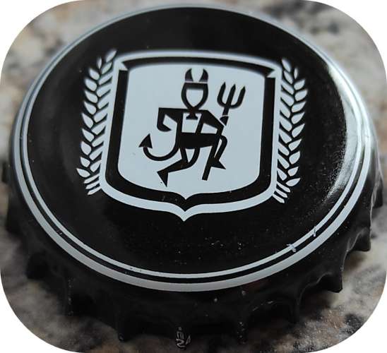 France Capsule bière Beer Crown Cap Jenlain Diable avec Trident