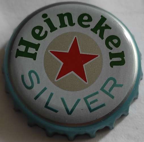 France Capsule bière Beer Crown Cap Heineken Silver