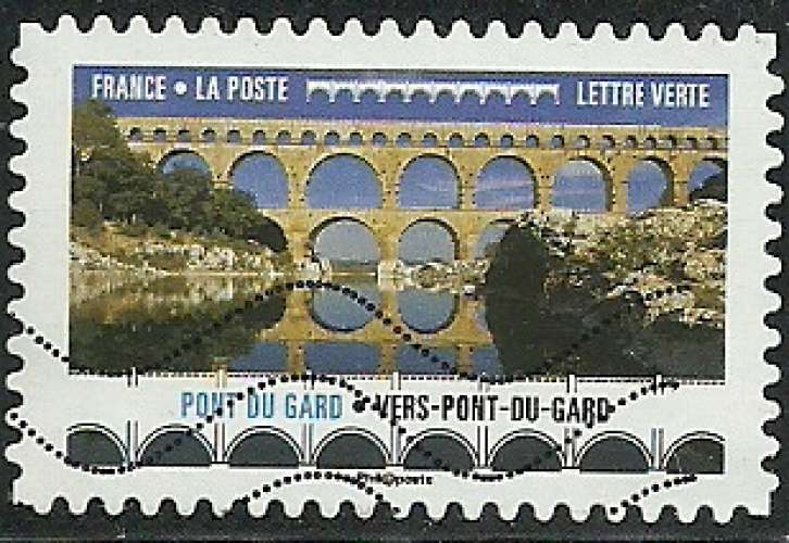 France 2017 - Autoadhésif 1466 Obl. - Pont du Gard