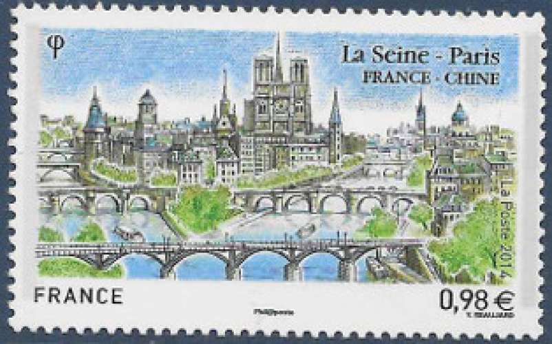 FRANCE 2014 : yt 4848 **/mnh # La Seine – Paris