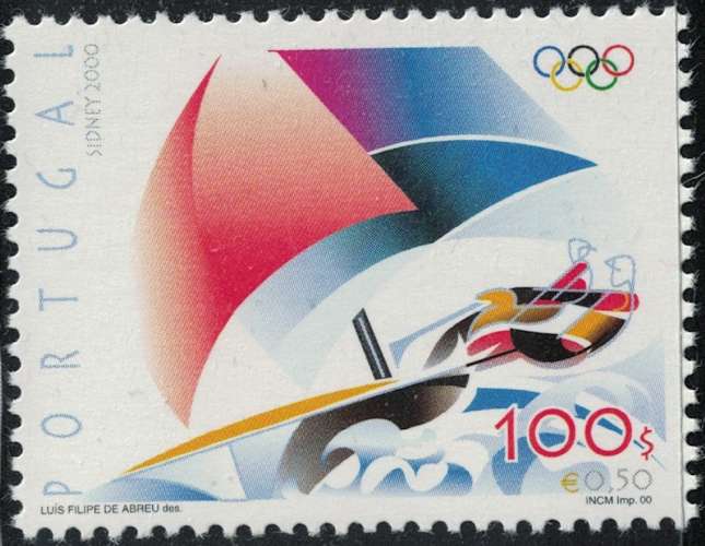 Portugal 2000 Neuf Jeux Olympiques Sidney Navigation à Voile Y&T PT 2439 SU