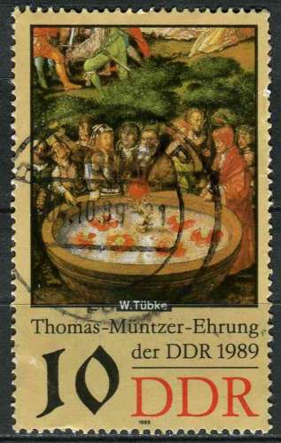 ALLEMAGNE RDA 1989 OBLITERE N° 2875