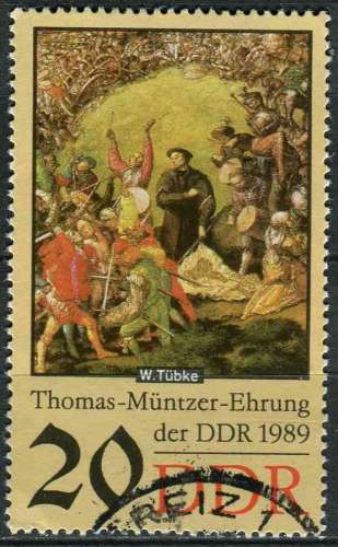 ALLEMAGNE RDA 1989 OBLITERE N° 2876