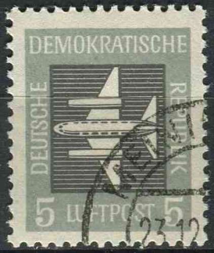 ALLEMAGNE RDA 1957 OBLITERE Poste aérienne N° 1
