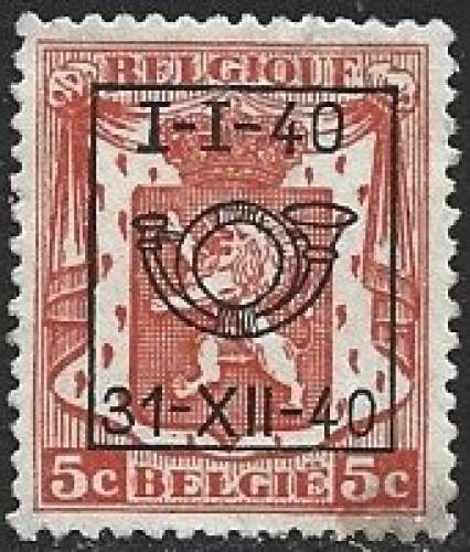 Belgique - PRE 438 (*) - NSG - no gum