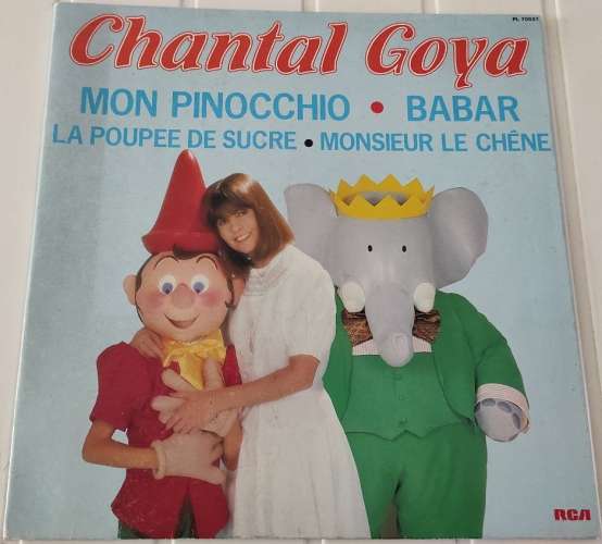 Vinyle Chantal Goya Mon Pinocchio Babar La Poupée de Sucre Monsieur Le Chêne