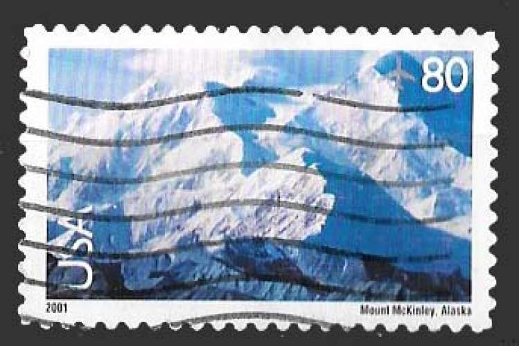 Etats Unis 2001 - Y&T PA 129 (Oblitéré) - Mt. McKinley