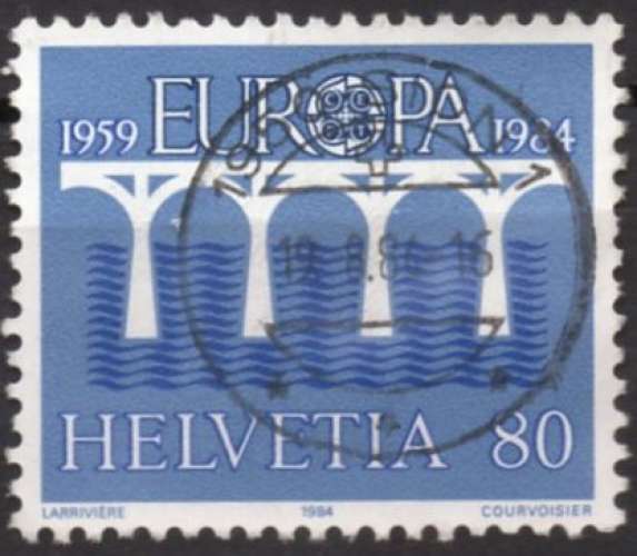8068 - Y&T n° 631 - oblitéré - Europa - 1959 - Suisse