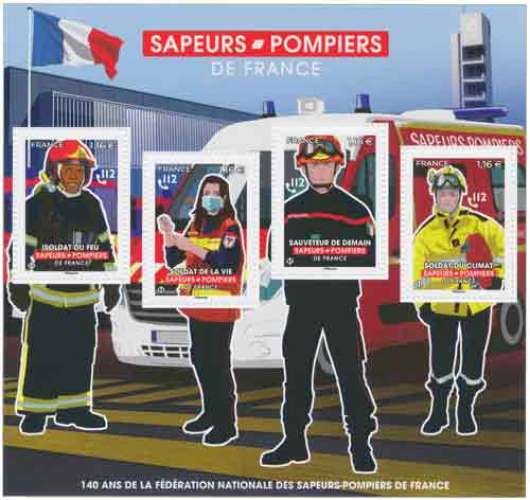 FRANCE 2022 : **/mnh #  Bloc Sapeurs Pompiers de France