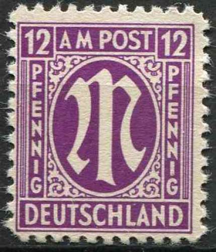 ALLEMAGNE BIZONE 1945 NEUF** MNH N° 8a