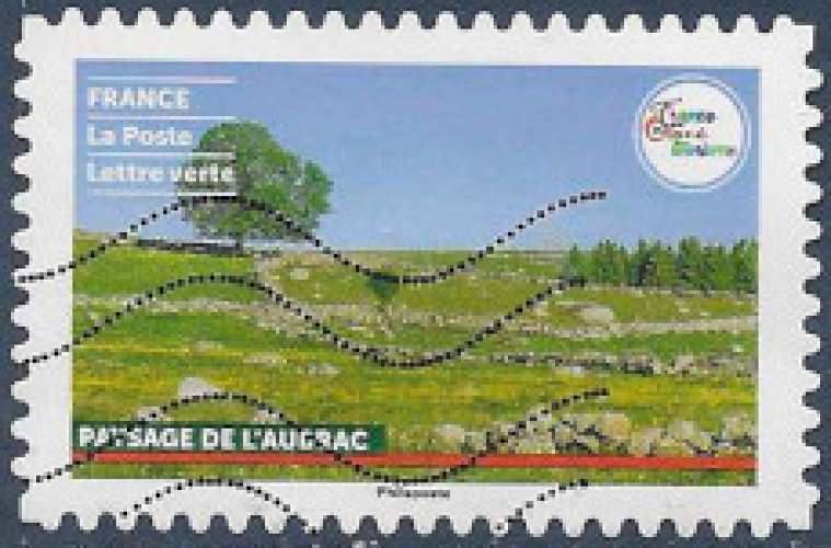 FRANCE 2021 : yt 2035 Oblitéré/Used  # France Terre de tourisme - Paysage de l'Aubrac