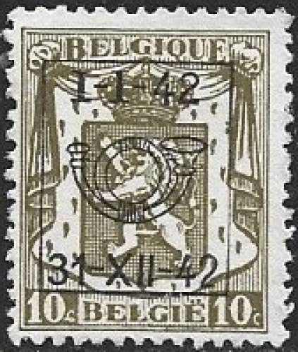 Belgique - 1942 - PRE 477 (*) - MNG - NSG - No gum