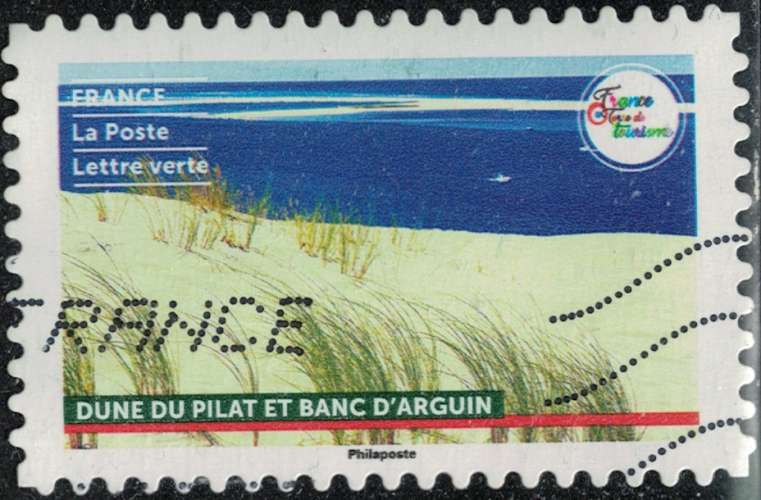 France 2021 Oblitéré Used Terre de Tourisme Sites Naturels Dune du Pilat et Banc d'Arguin SU