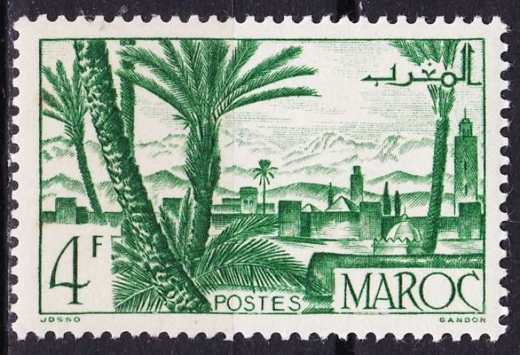 Maroc - Année 1947 - Y&T N°256*