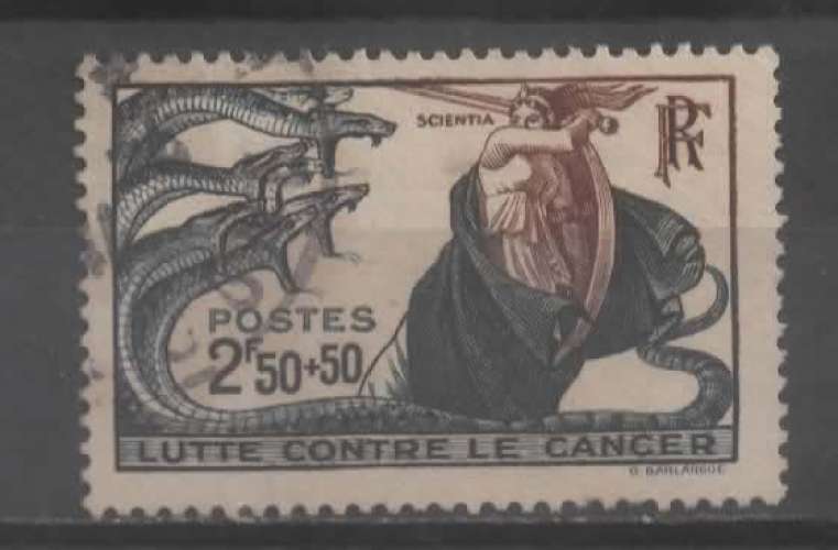 FRANCE  N° 496 obl    VOIR   SCAN