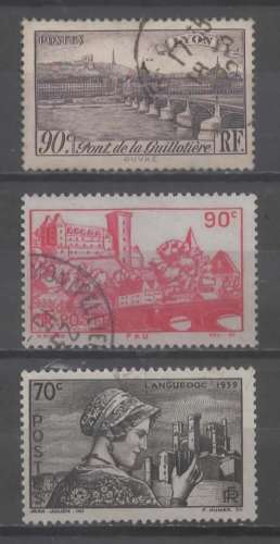 FRANCE  N° 448/50 obl    VOIR   SCAN