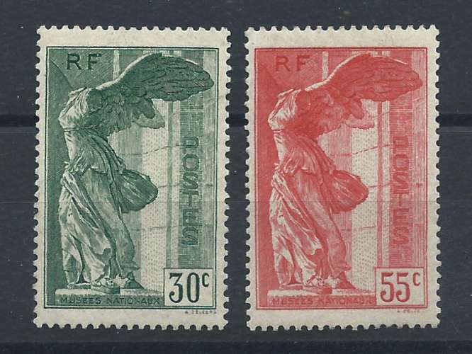France N°354/55** (MNH) 1937 - Victoire de Samothrace