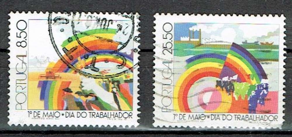 PORTUGAL 1981 - YT 1507 1508 OBLITÉRÉS.