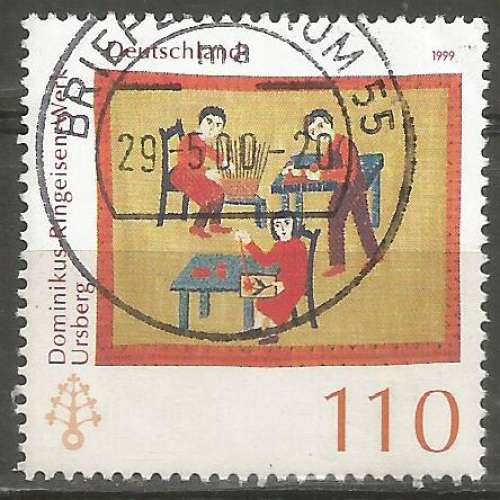 Allemagne - 1999 - Y&T n° 1897 - Obl. - Au service de nos prochains - Institution pour handicapés