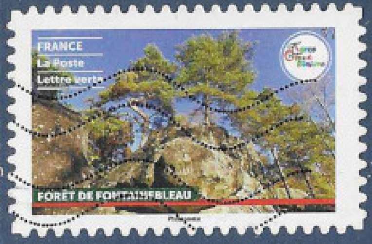 FRANCE 2021 : yt 2027 Oblitéré/Used  # France Terre de tourisme - Forêt de Fontainebleau