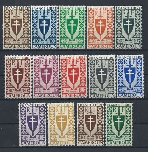 Cameroun N°249/62** (MNH) 1941 - Série de Londres