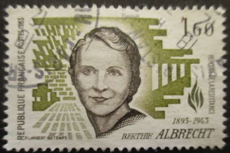 FRANCE N°2294 Berthe Albrecht oblitéré