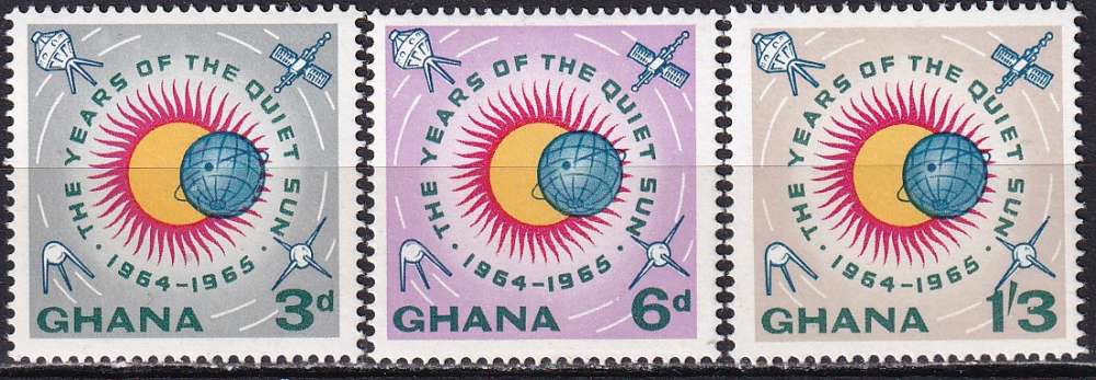 ghana ... n° 156 à 158  neufs* ... 1964