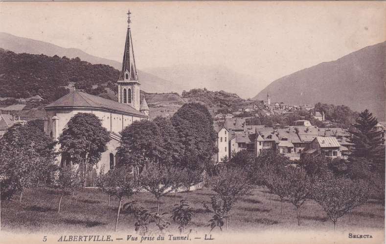 CPA - ALBERTVILLE - Vue Prise du Tunnel.