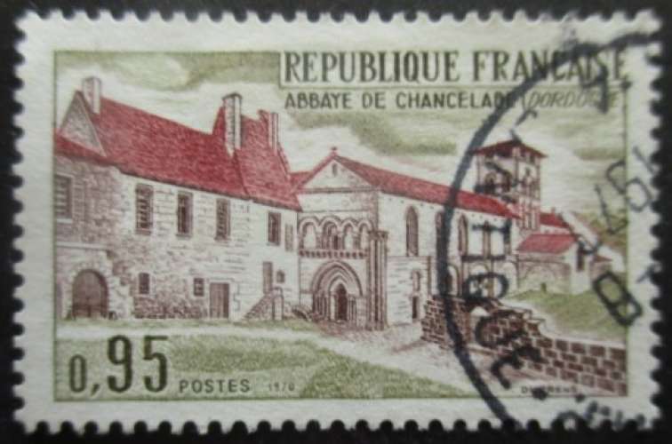 FRANCE N°1645 abbaye de Chancelade oblitéré