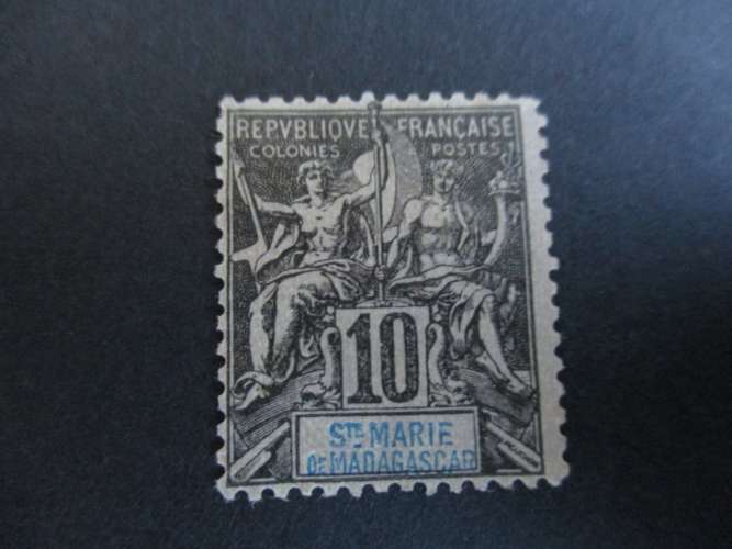 sainte - marie de madagascar y & t 5 * 1894