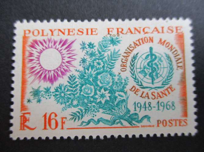 polynesie y & t  61 * 1968