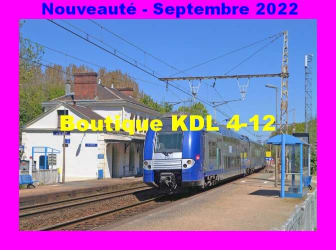 *AL CF 847 à 870 - PR 14 - Lot de 25 cartes postales ferroviaires - Région Centre