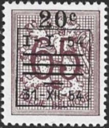 Belgique - 1954 - Y&T PRE 941 ** - MNH