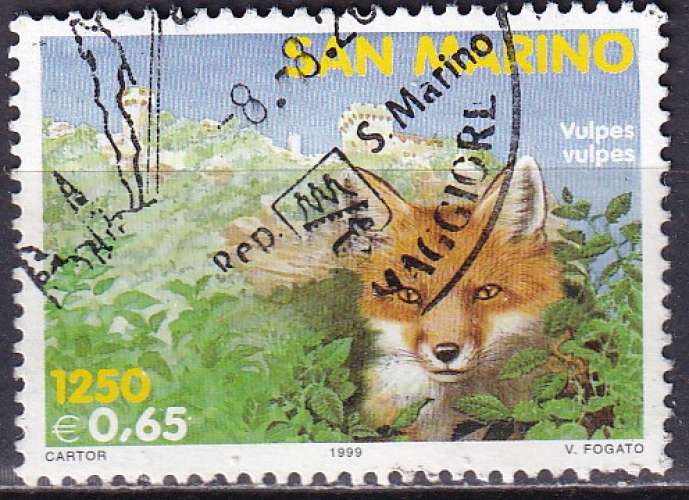 saint-marin ... n° 1636  obliteré ... 1999