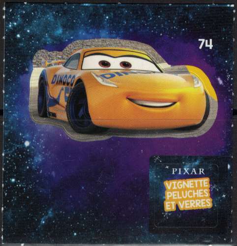 CORA Collector Vis tes Rêves 2022 Cars Pixar Autocollant 74