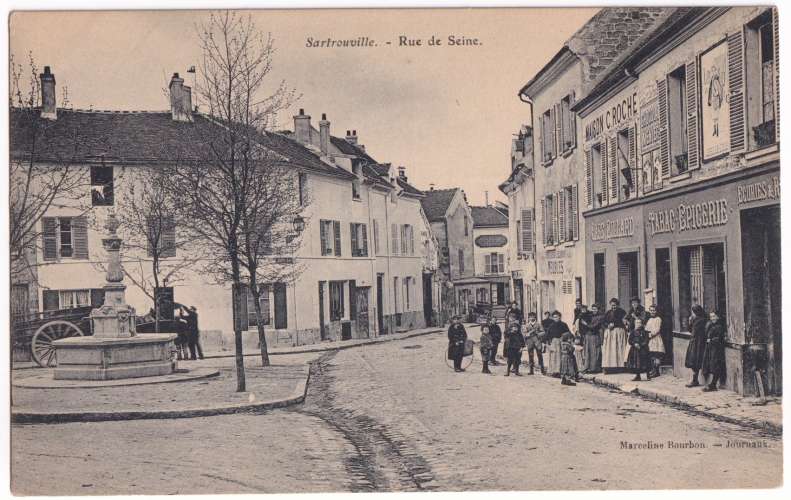 CPA 78 Sartrouville - Rue de Seine - non circulée