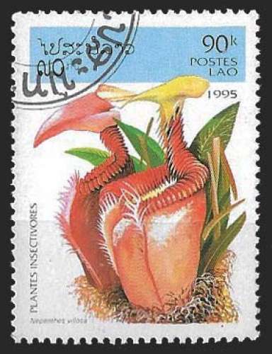 Laos 1995 - Y&T 1191 (oblitéré) - Plantes insectivores