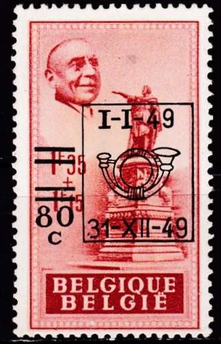 Belgique - Année 1949 - Y&T N°805*