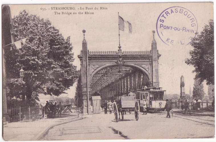 CPA 67 Strasbourg - Le Pont du Rhin - non circulée