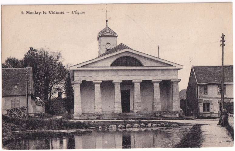 CPA 28 Meslay le Vidame - L'église - non circulée