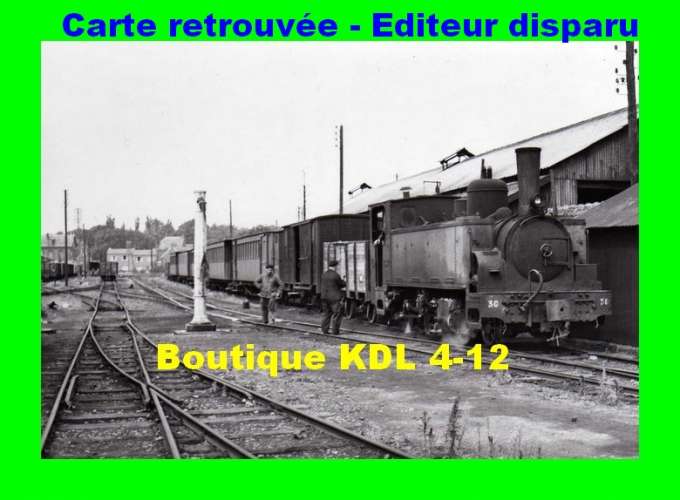BVA 617-11 - Train, loco Piguet 130 T n° 30 en gare - CAUDRY - CF Cambrésis