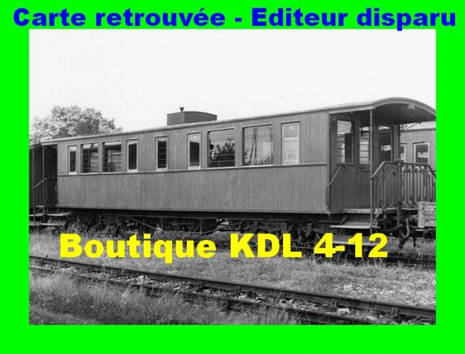 BVA 624-09 - Voiture à boggies et plate forme - CARHAIX - Finistère - RB