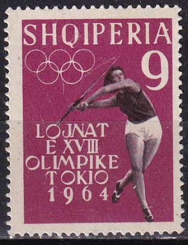 albanie ... n° 579  neuf* ... 1962