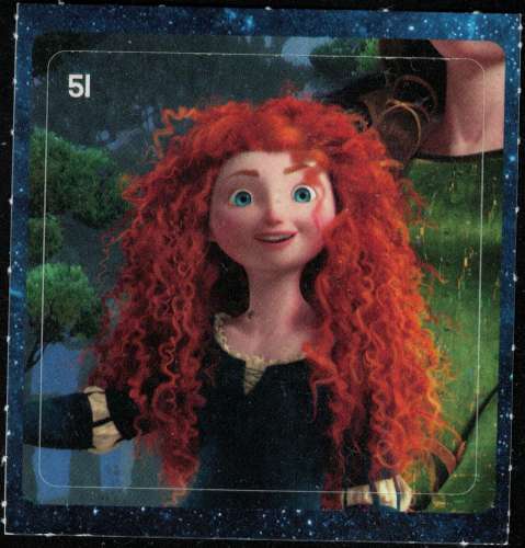 CORA Collector Vis tes Rêves 2022 Rebelle Disney Pixar Mérida Autocollant 51