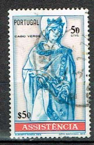 CAP VERT 1973 - TAXE YT XXX MUNDIFIL 22 OBLITÉRÉ.