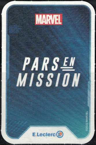 Carte à Collectionner Collector Pars en Mission Marvel E. Leclerc +2 Intelligence 045