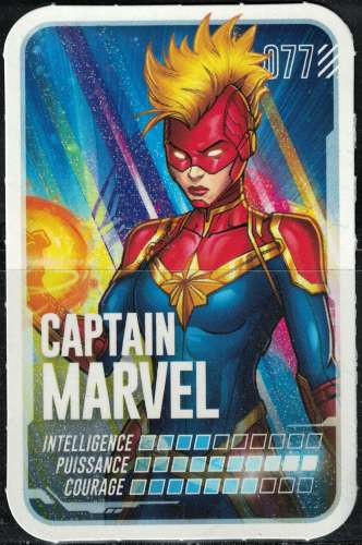 Carte à Collectionner Collector Pars en Mission Marvel E. Leclerc Captain Marvel 077