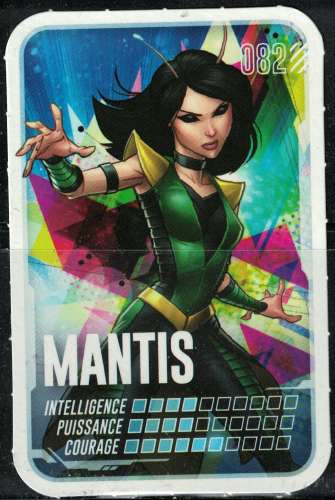 Carte à Collectionner Collector Pars en Mission Marvel E. Leclerc Mantis 082